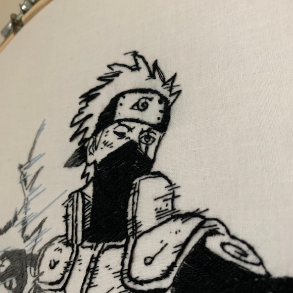 🍥Handmade Kakashi Embroidery 🍥 - Picture 5 of 6